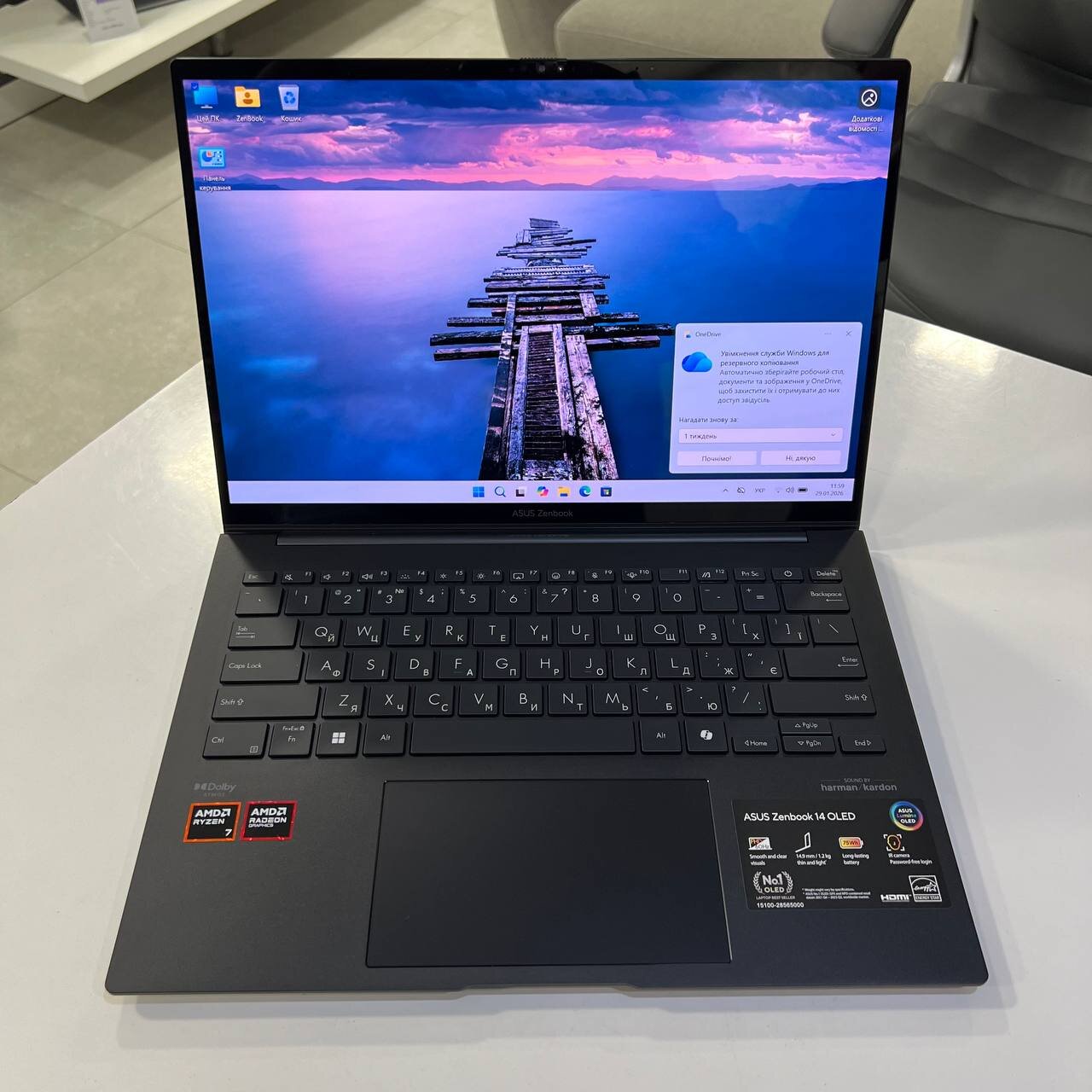 ASUS ZenBook 14 Ryzen 7 8840HS/16Gb/512Gb SSD/Win11 (вживаний)