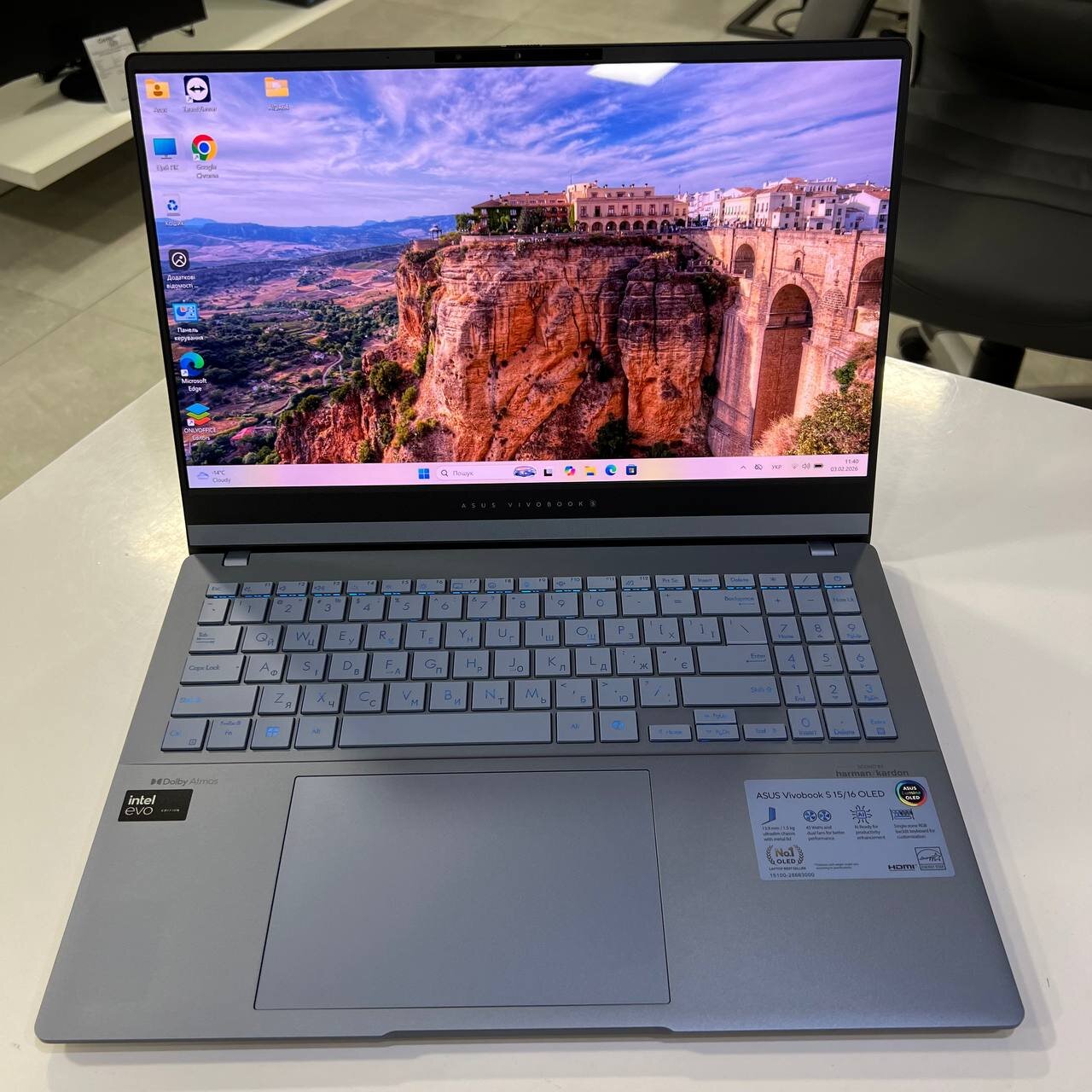 ASUS VivoBook S 15 Intel Core Ultra 7 155H/16Gb/1Tb SSD/Win11 (вживаний)
