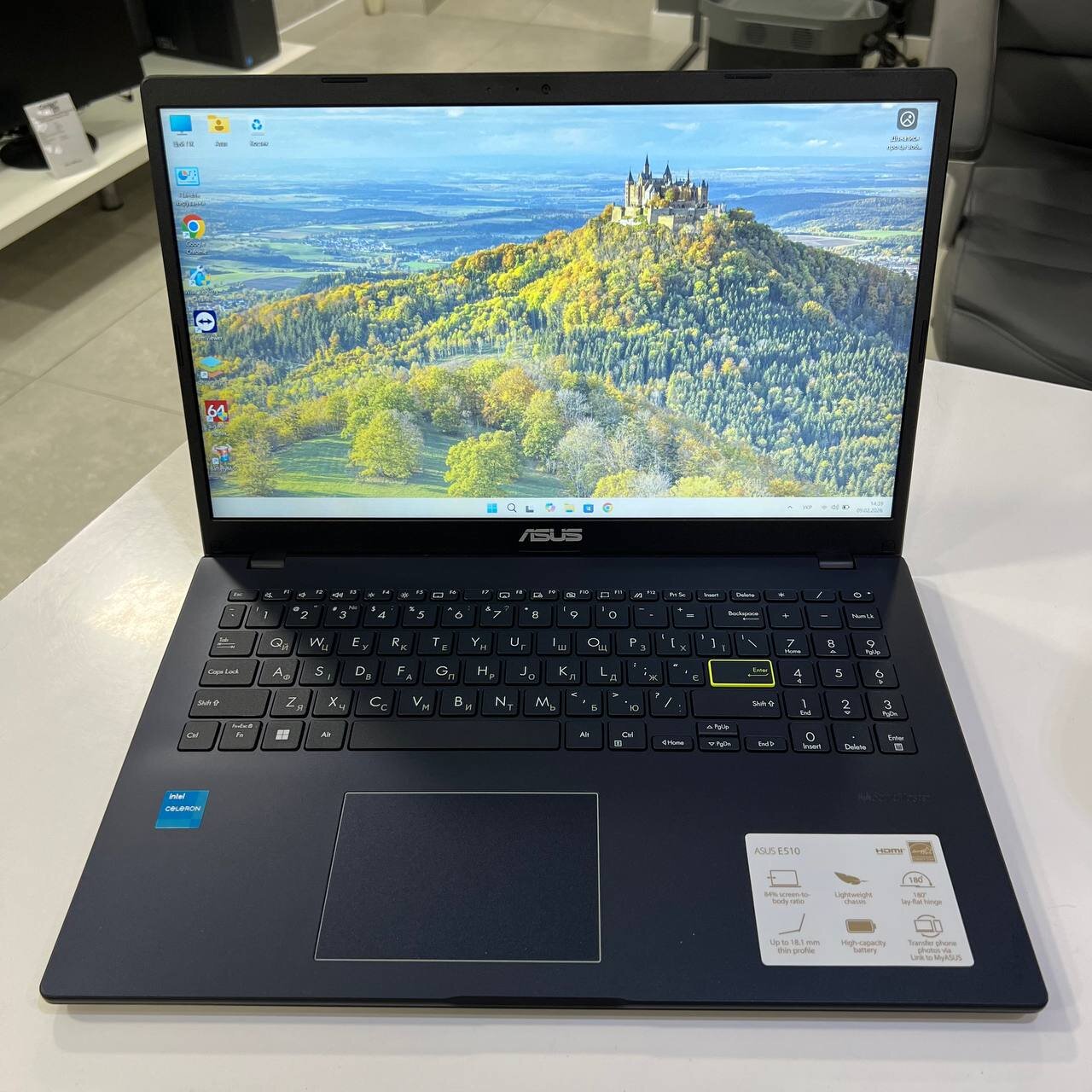 Asus VivoBook Intel Celeron N4500/4Gb/128Gb SSD/Win11 (вживаний)