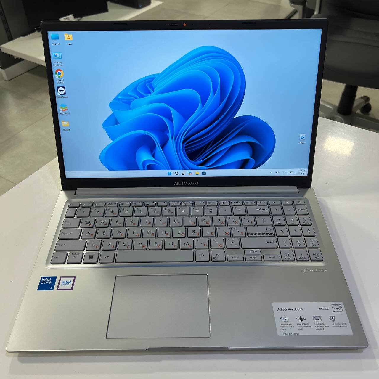 Asus VivoBook 15 F1504V Intel Core 5 120U/16Gb/512Gb SSD/Win11 (вживаний)