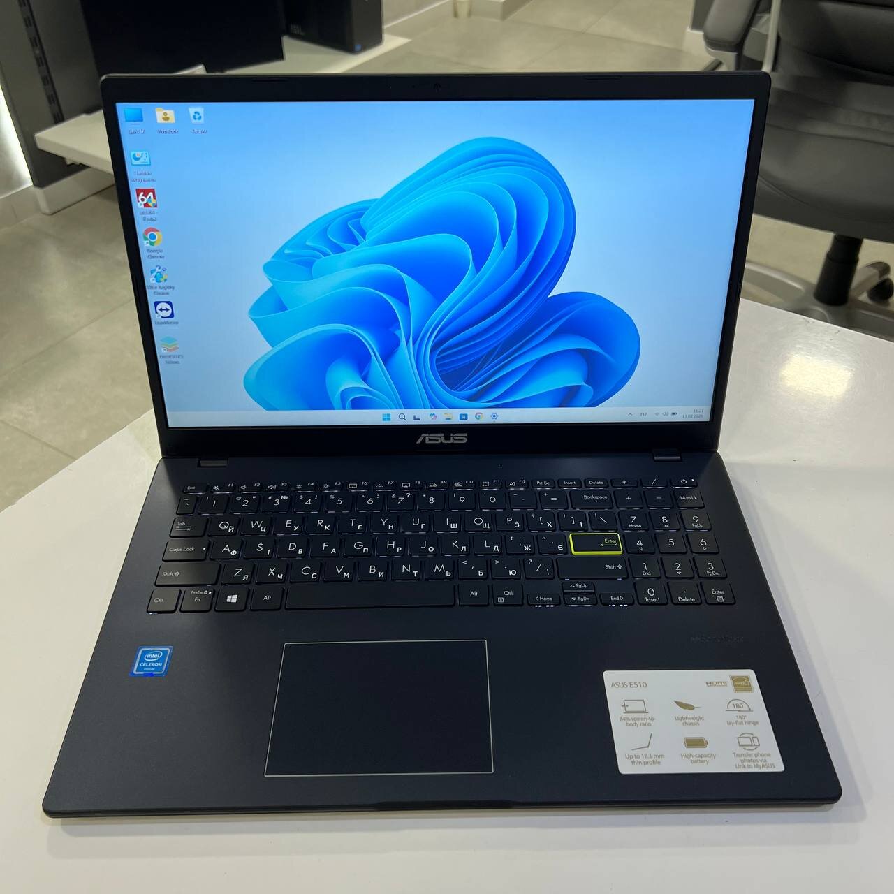 ASUS Vivobook L510MA-WB04 Intel Celeron N4020/4Gb/128Gb SSD/Win11 (вживаний)