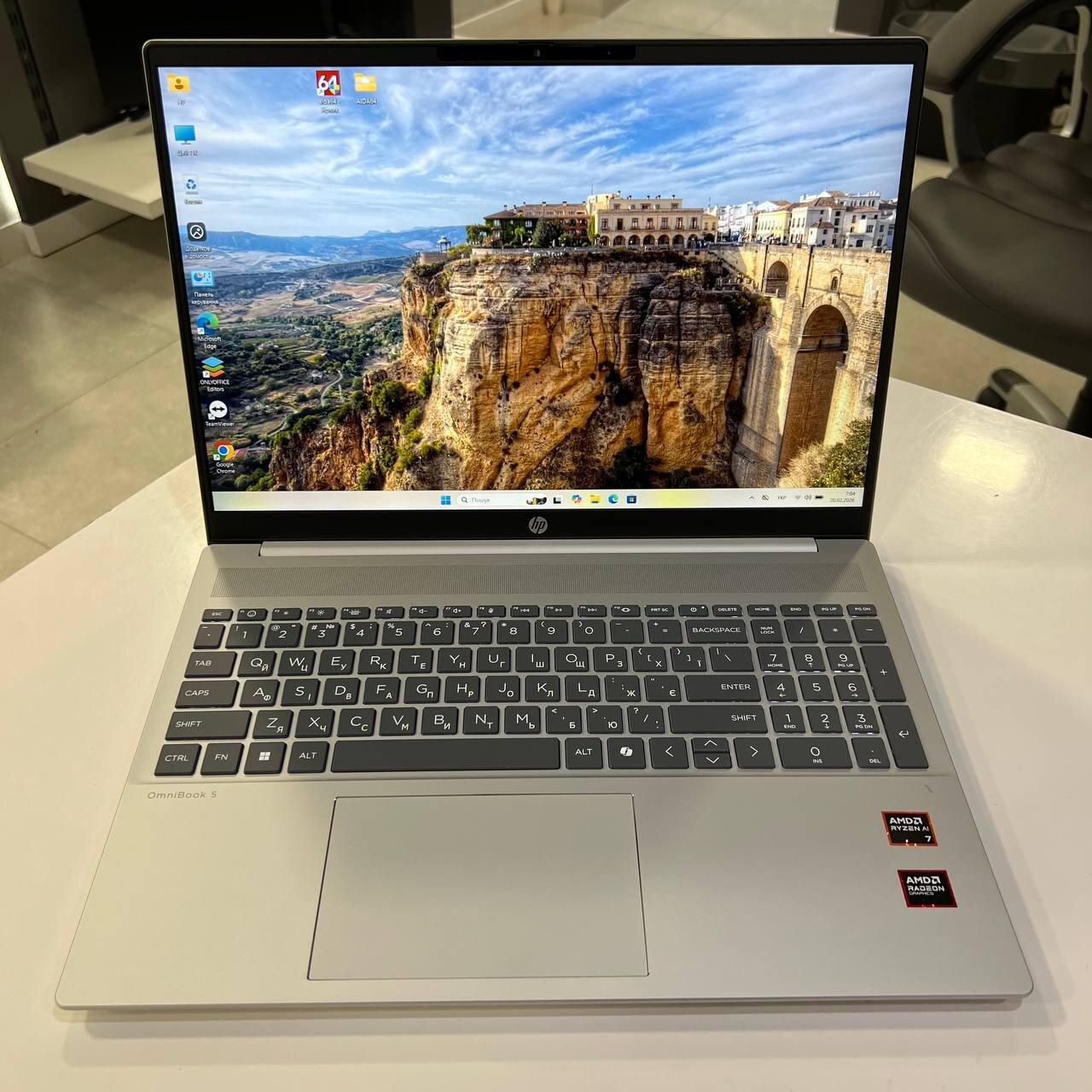 HP OmniBook 5 Ryzen AI 7 350/16Gb/512Gb SSD/Win11 (вживаний)