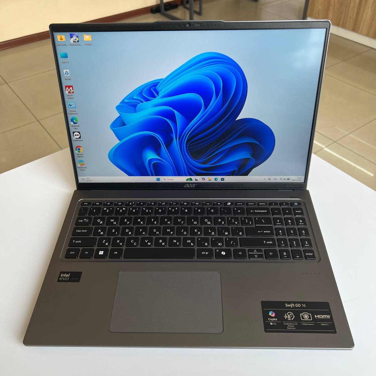 Acer Swift Go 16 Intel Core Ultra 9 185H/32Gb/1Tb SSD/Win11 (вживаний)