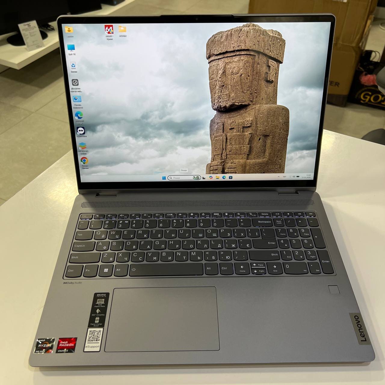 Lenovo Ideapad Flex 5 16 Ryzen 7 7730U/16Gb/512Gb SSD/Win11 (вживаний)