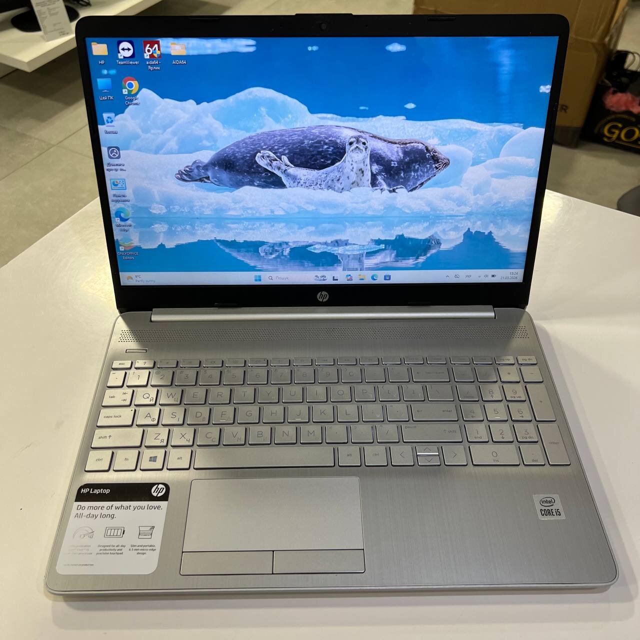 HP Laptop 15-DW2025CL Intel Core i5-1035G1/16Gb/256Gb SSD/Win11 (вживаний)