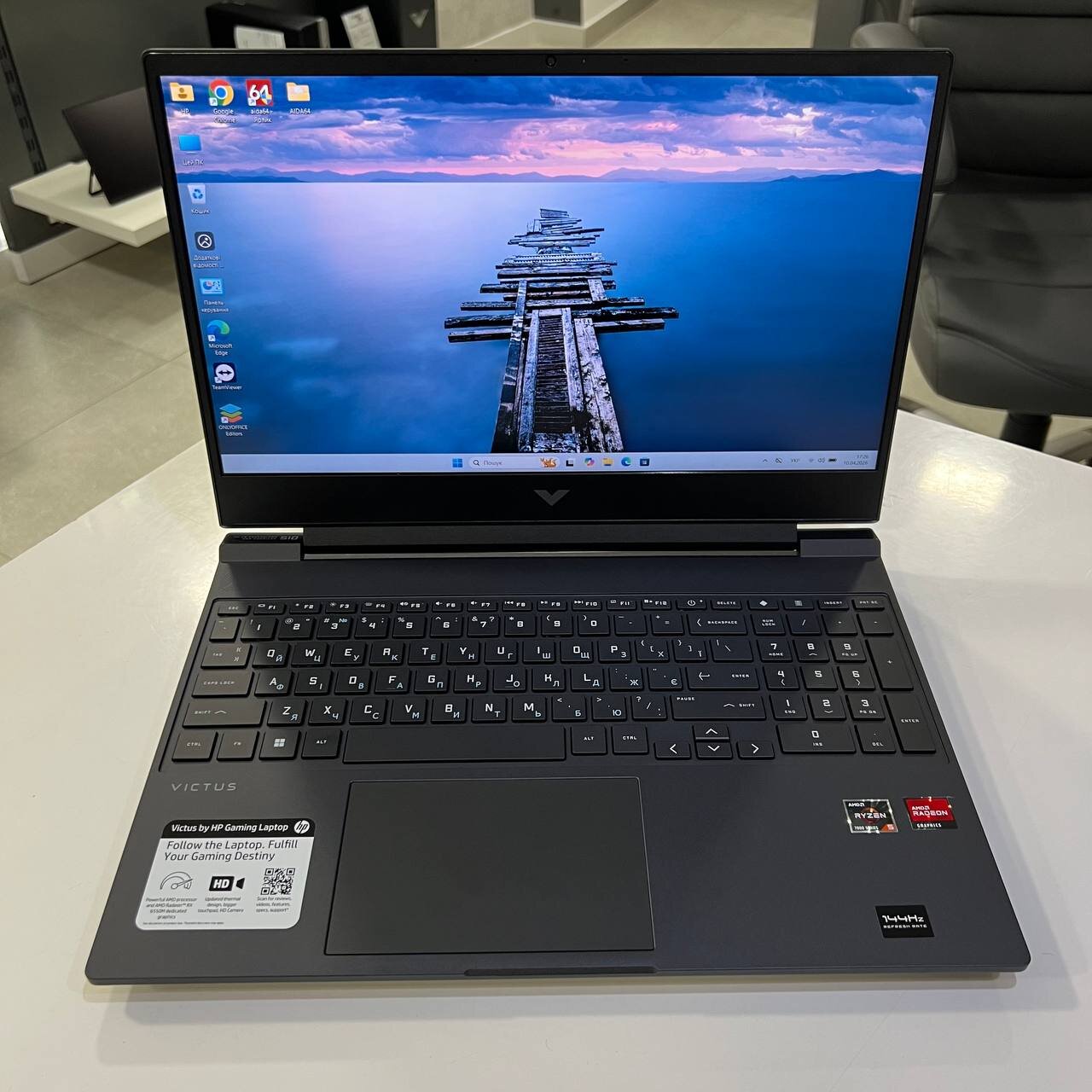 HP Victus 15 Ryzen 5 7535HS/RX6550M 4Gb/16Gb/512Gb SSD/Win11 (вживаний)