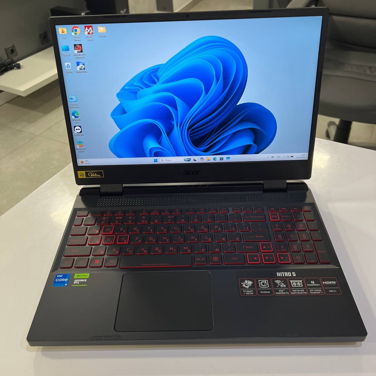 Acer Nitro 5 Intel Core i5-12450H/RTX3050TI 4Gb/16Gb/512Gb SSD/Win11 (вживаний)