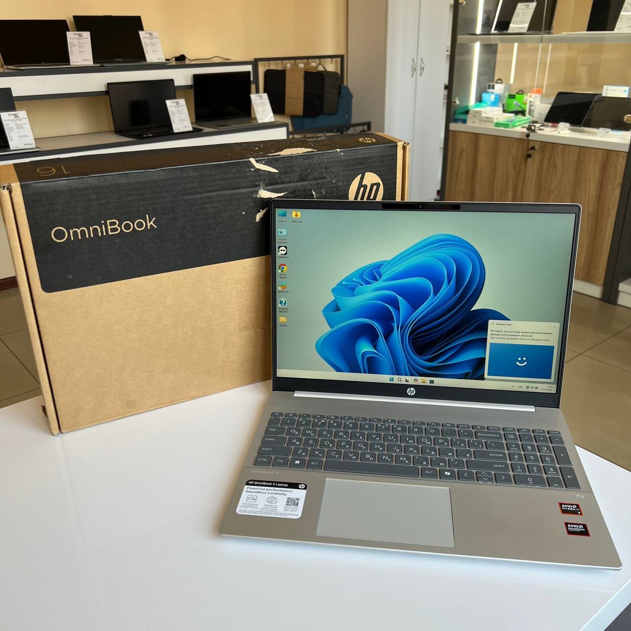 HP OmniBook 5 Ryzen AI 7 350/16Gb/512Gb SSD/Win11 (вживаний)
