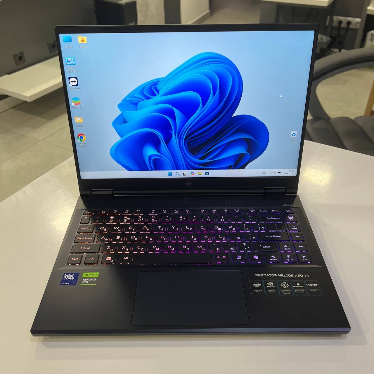Acer Predator Helios Neo 14 Intel Core Ultra 7 155H/RTX4070 8Gb/16Gb/1Tb SSD/Win11 (вживаний)