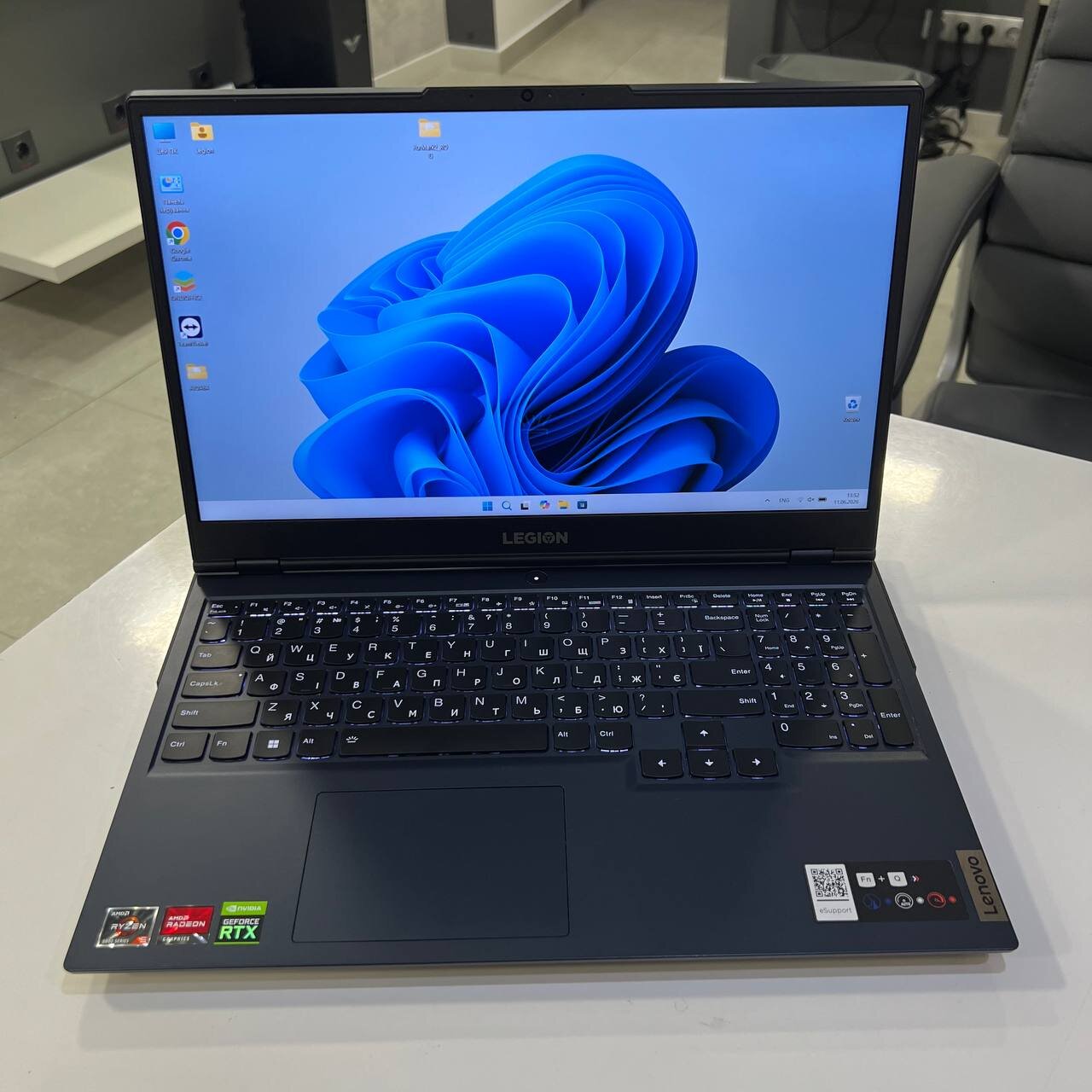 Lenovo Legion 5 Ryzen 5 5600H/RTX3050TI 4Gb/16Gb/512Gb SSD/Win11 (вживаний)