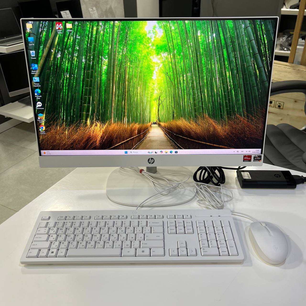 HP All-in-One 24-CR0036 PC Ryzen 5 7520U/8Gb/256Gb SSD/Win11 (вживаний)