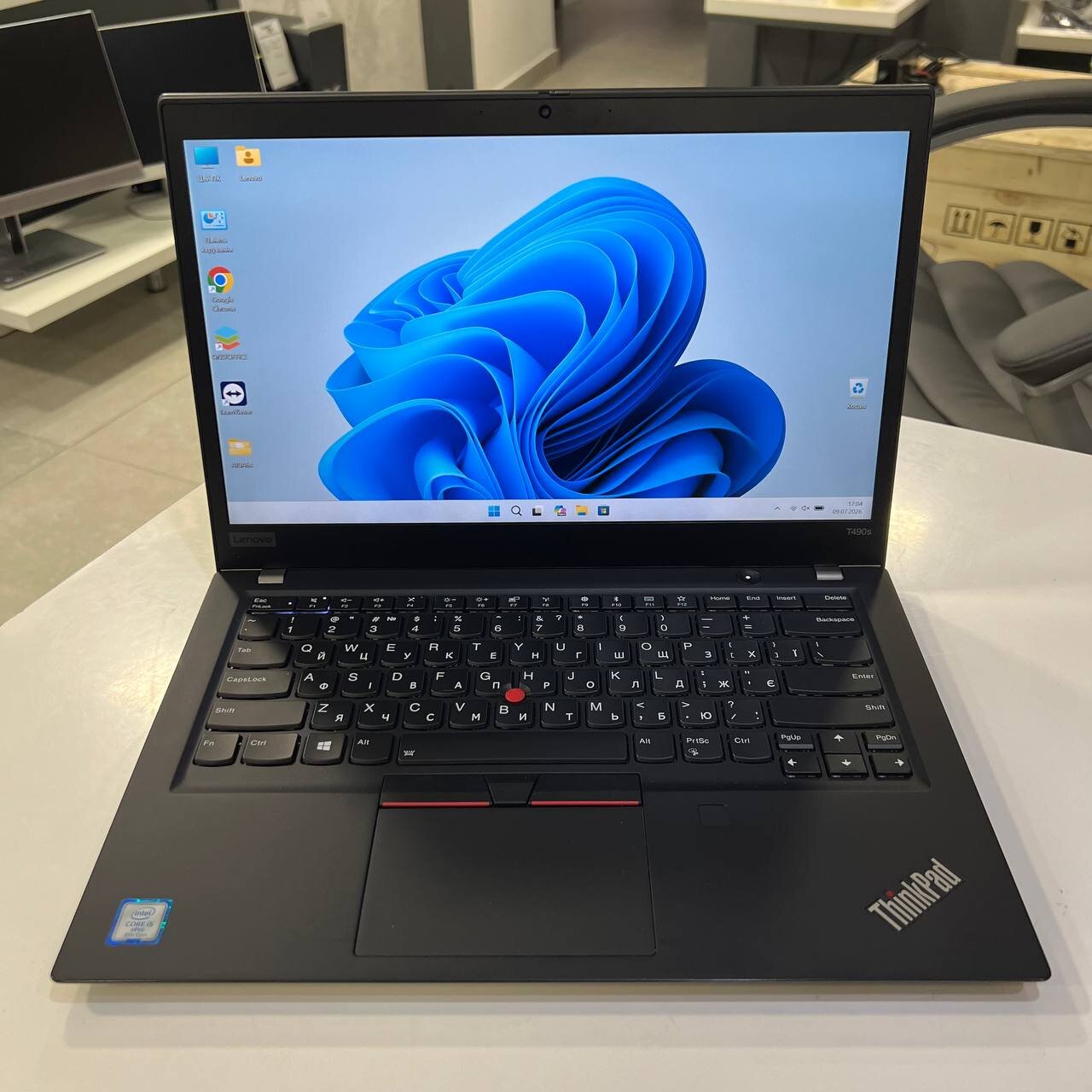 Lenovo ThinkPad T490s Intel Core i5-8365U/16Gb/256Gb SSD/Win11 (вживаний)