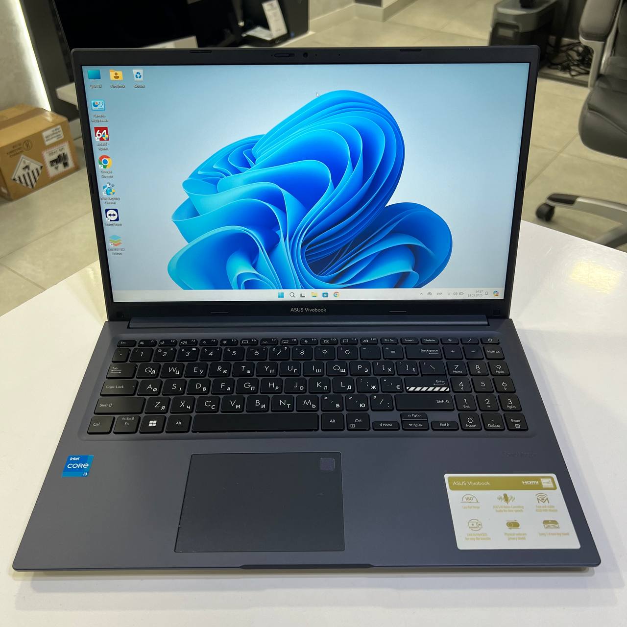 Asus VivoBook Intel Core i3-1215U/12Gb/256Gb SSD/Win11