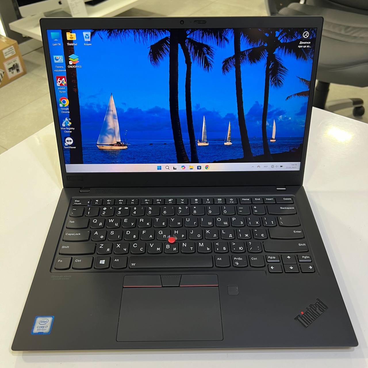 Lenovo Thinkpad X1 Carbon Intel Core i7-8565U/8Gb/256Gb SSD/Win11