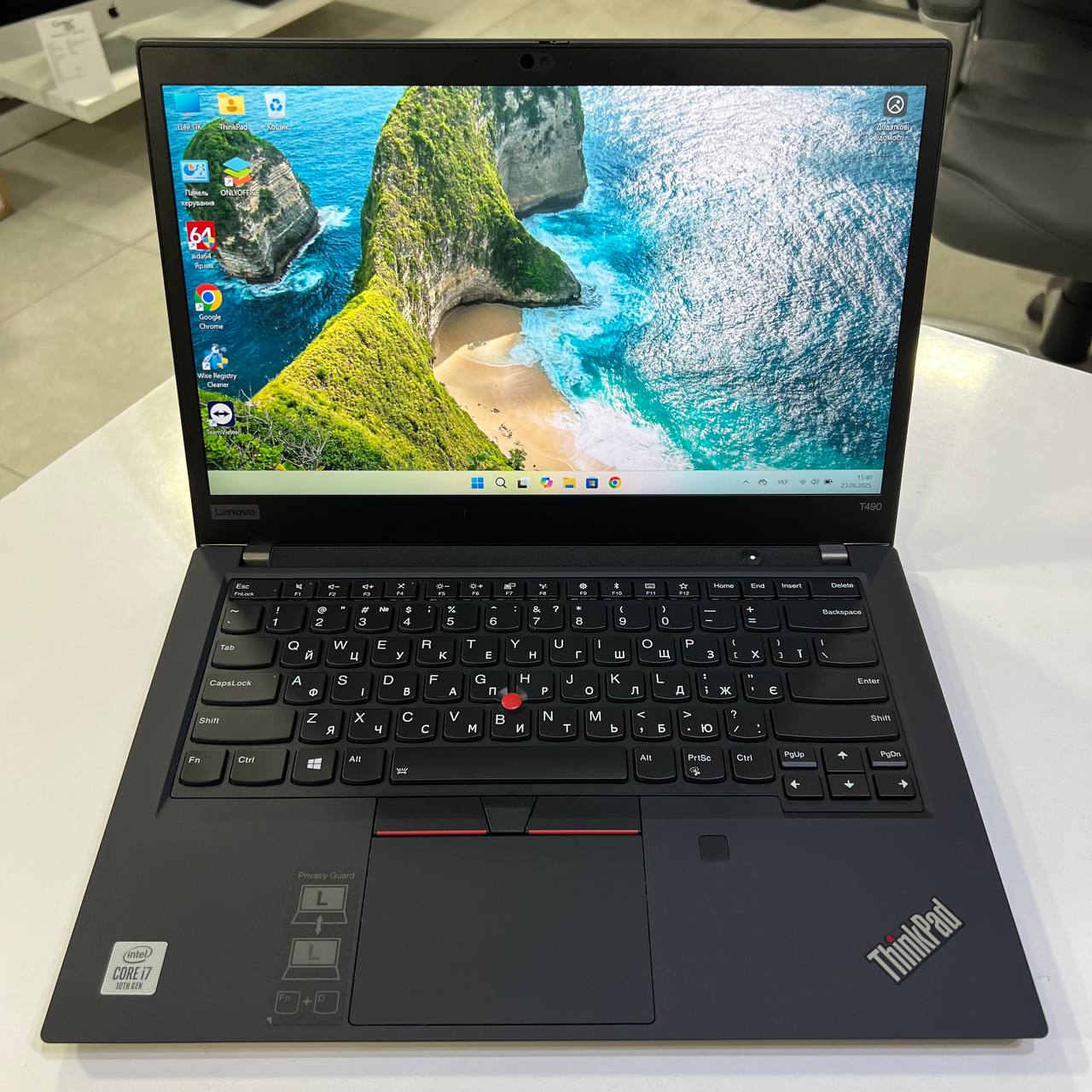 Lenovo ThinkPad T490 Intel Core i7-10510U/16Gb/512Gb SSD/Win11