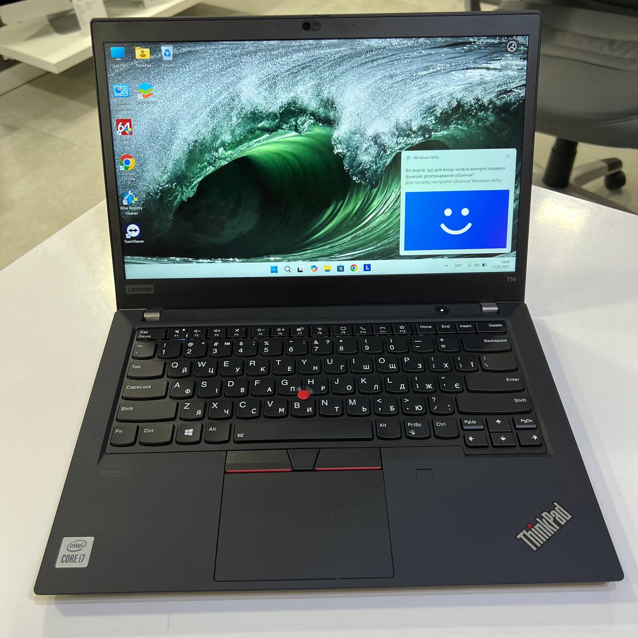 Lenovo ThinkPad T14 Gen 1 Intel Core i7-10510U/16Gb/512Gb SSD/Win11