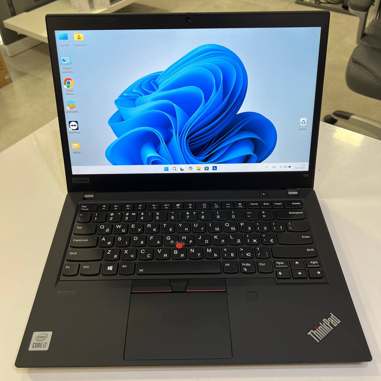 Lenovo ThinkPad T14 Gen 1 Intel Core i7-10510U/16Gb/256Gb SSD/Win11