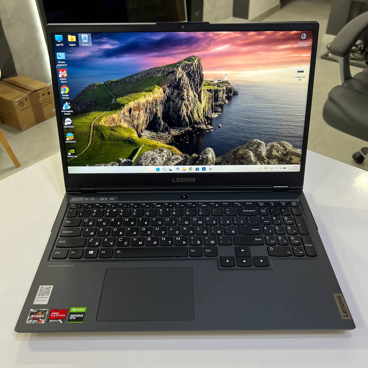 Lenovo Legion 5 Ryzen 5 4600H/GTX1650TI 4Gb/16Gb/512Gb SSD/Win11