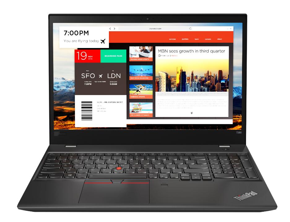 Lenovo ThinkPad T580 Intel Core i7-8650U/16Gb/256Gb SSD/Win11 (вживаний)