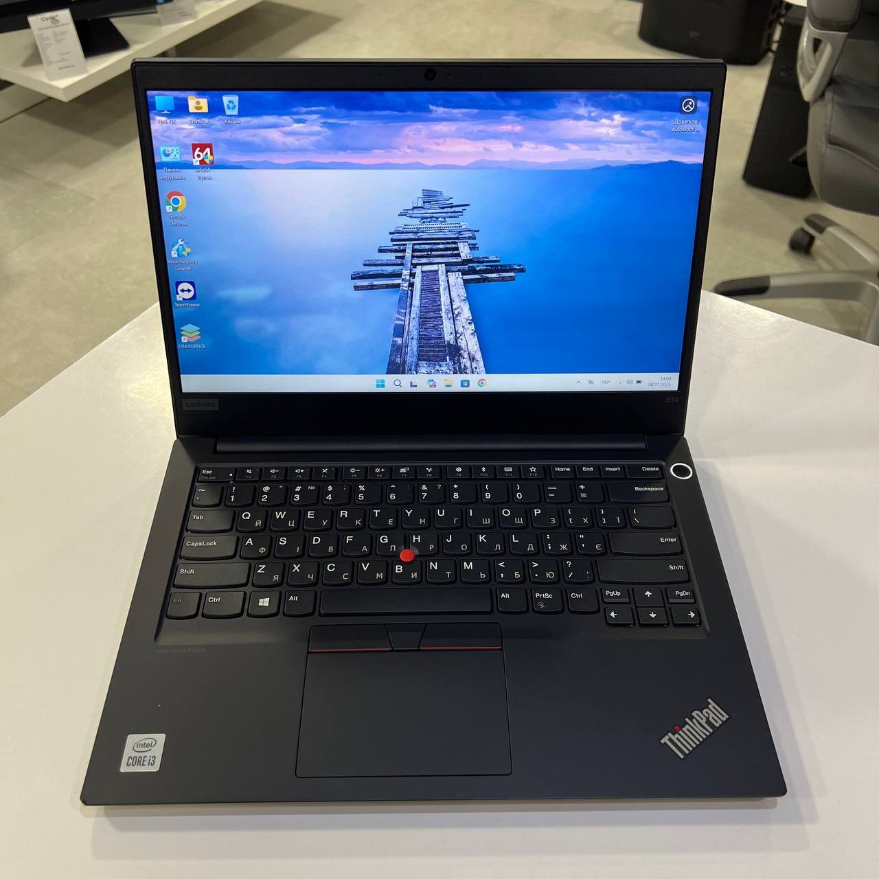 Lenovo ThinkPad E14 Intel Core i3-10110U/16Gb/128Gb SSD+500Gb HDD/Win11 (вживаний)